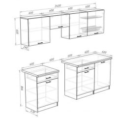 Кухонный гарнитур Кремона (2.4 м) в Нижнем Тагиле - nizhniy-tagil.mebel24.online | фото 3