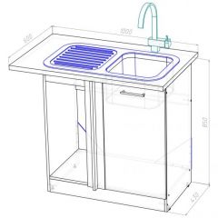 Кухонный гарнитур Лоретта прайм 1200х1400 мм в Нижнем Тагиле - nizhniy-tagil.mebel24.online | фото 15