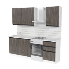 Кухонный гарнитур Ноктюрн стандарт 1600 мм в Нижнем Тагиле - nizhniy-tagil.mebel24.online | фото 4