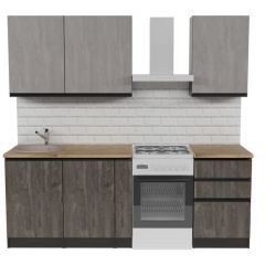 Кухонный гарнитур Симфония стандарт 1600 мм в Нижнем Тагиле - nizhniy-tagil.mebel24.online | фото 3