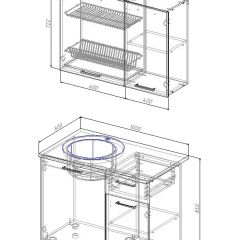 Кухонный гарнитур Вегас 1000 (Стол. 26мм) в Нижнем Тагиле - nizhniy-tagil.mebel24.online | фото 2