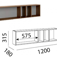 Лимба (гостиная) М11 Полка навесная в Нижнем Тагиле - nizhniy-tagil.mebel24.online | фото