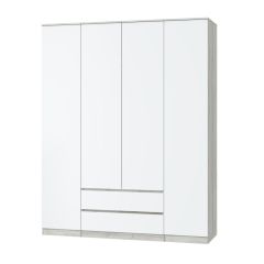 ЛОРИ Спальня (дуб серый/белый) в Нижнем Тагиле - nizhniy-tagil.mebel24.online | фото 2