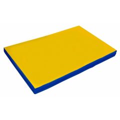 Мат гимнастический 2х1х0,1м цв. синий-желтый в Нижнем Тагиле - nizhniy-tagil.mebel24.online | фото