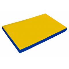 Мат гимнастический 2х1х0,08м цв. синий-желтый в Нижнем Тагиле - nizhniy-tagil.mebel24.online | фото