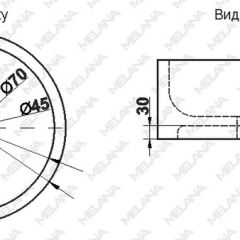 Накладная раковина melana mln-7076b (черная) в Нижнем Тагиле - nizhniy-tagil.mebel24.online | фото 2