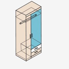 НИКА Н10з Шкаф для одежды в Нижнем Тагиле - nizhniy-tagil.mebel24.online | фото 4