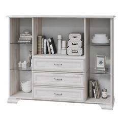 НИКОЛЬ Комод с 2 ст.дв., 1 гл.дв., 3 ящика в Нижнем Тагиле - nizhniy-tagil.mebel24.online | фото 2