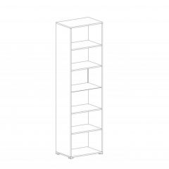 НИЦЦА Гостиная Шкаф-витрина 1 дв в Нижнем Тагиле - nizhniy-tagil.mebel24.online | фото 2