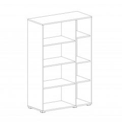 НИЦЦА Гостиная Шкаф-витрина 2 дв в Нижнем Тагиле - nizhniy-tagil.mebel24.online | фото 2