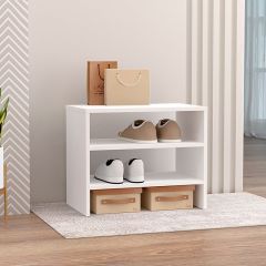 Обувница открытая 550 (ЛДСП белый) в Нижнем Тагиле - nizhniy-tagil.mebel24.online | фото