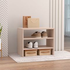 Обувница открытая 550 (ЛДСП Ясень светлый) в Нижнем Тагиле - nizhniy-tagil.mebel24.online | фото