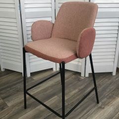 Полубарный стул NYX (H=65cm) VF109 розовый / VF110 брусничный М-City в Нижнем Тагиле - nizhniy-tagil.mebel24.online | фото