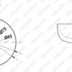 Раковина MELANA MLN-7061 в Нижнем Тагиле - nizhniy-tagil.mebel24.online | фото 2