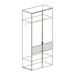 Шкаф 2-дверный Дели 70 в Нижнем Тагиле - nizhniy-tagil.mebel24.online | фото 2