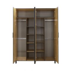 Шкаф 4-х створчатый "Лофт 4" в Нижнем Тагиле - nizhniy-tagil.mebel24.online | фото 2