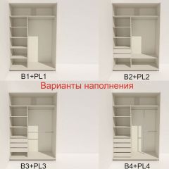 Шкаф-купе 1400 серии SOFT D8+D2+B2+PL4 (2 ящика+F обр.штанга) профиль «Капучино» в Нижнем Тагиле - nizhniy-tagil.mebel24.online | фото 5