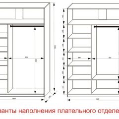 Шкаф-купе 1600 серии SOFT D1+D3+B2+PL1 (2 ящика+1штанга) профиль «Графит» в Нижнем Тагиле - nizhniy-tagil.mebel24.online | фото 6