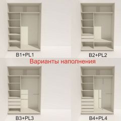 Шкаф-купе 1600 серии SOFT D1+D3+B2+PL1 (2 ящика+1штанга) профиль «Графит» в Нижнем Тагиле - nizhniy-tagil.mebel24.online | фото 5