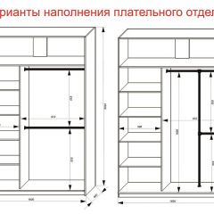 Шкаф-купе 1600 серии SOFT D6+D6+B2+PL3 (2 ящика+2штанги) профиль «Капучино» в Нижнем Тагиле - nizhniy-tagil.mebel24.online | фото 7