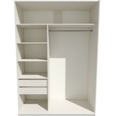 Шкаф-купе 1800 серии SOFT D1+D3+B2+PL1 (2 ящика+1штанга) профиль «Графит» в Нижнем Тагиле - nizhniy-tagil.mebel24.online | фото 2
