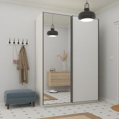 Шкаф-купе 1800 серии SOFT D1+D3+B2+PL1 (2 ящика+1штанга) профиль «Графит» в Нижнем Тагиле - nizhniy-tagil.mebel24.online | фото