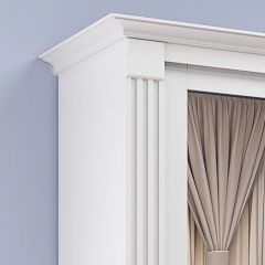 Шкаф-купе 2450 серии NEW CLASSIC K1+K1+K1+B22+PL4 (по 2 ящика лев/прав+F обр.штанга) профиль «Капучино» в Нижнем Тагиле - nizhniy-tagil.mebel24.online | фото 4