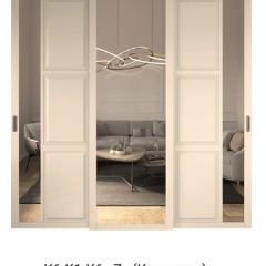 Шкаф-купе 2450 серии NEW CLASSIC K1+K1+K1+B22+PL4 (по 2 ящика лев/прав+F обр.штанга) профиль «Капучино» в Нижнем Тагиле - nizhniy-tagil.mebel24.online | фото 15