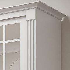 Шкаф-купе 2450 серии NEW CLASSIC K5+K5+K5+B22+PL3 (по 2 ящика лев/прав+1 штанга+1полка) профиль «Капучино» в Нижнем Тагиле - nizhniy-tagil.mebel24.online | фото 4