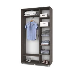 РОЛАНД Шкаф-купе Анкор темный (450*1200) Р421 в Нижнем Тагиле - nizhniy-tagil.mebel24.online | фото 2