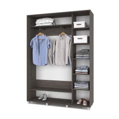 РОЛАНД Шкаф-купе Анкор темный (450*1600) Р461 в Нижнем Тагиле - nizhniy-tagil.mebel24.online | фото 3