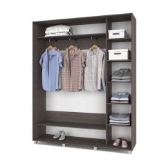 РОЛАНД Шкаф-купе Анкор темный (450*1800) Р481 в Нижнем Тагиле - nizhniy-tagil.mebel24.online | фото 2