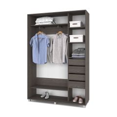 РОЛАНД Шкаф-купе Анкор темный (450*1800) Р481 в Нижнем Тагиле - nizhniy-tagil.mebel24.online | фото 4