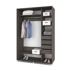 РОЛАНД Шкаф-купе Анкор темный (600*1800) Р681 в Нижнем Тагиле - nizhniy-tagil.mebel24.online | фото 4