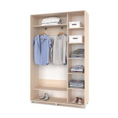 РОЛАНД Шкаф-купе Млечный дуб (450*1400) Р441 в Нижнем Тагиле - nizhniy-tagil.mebel24.online | фото 3