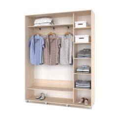 РОЛАНД Шкаф-купе Млечный дуб (450*1700) Р471 в Нижнем Тагиле - nizhniy-tagil.mebel24.online | фото 3
