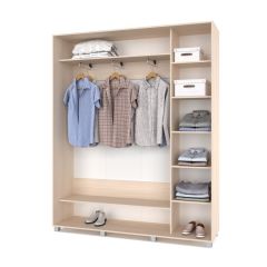 РОЛАНД Шкаф-купе Млечный дуб (450*1800) Р481 в Нижнем Тагиле - nizhniy-tagil.mebel24.online | фото 2