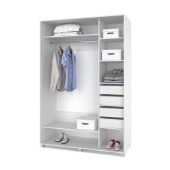 РОЛАНД Шкаф-купе с зеркалом Анкор светлый (600*1700) Р672 в Нижнем Тагиле - nizhniy-tagil.mebel24.online | фото 4