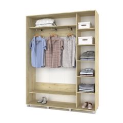 РОЛАНД Шкаф-купе с зеркалом Ирландский дуб (450*1700) Р472 в Нижнем Тагиле - nizhniy-tagil.mebel24.online | фото 2