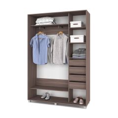 РОЛАНД Шкаф-купе Шимо темный (450*1400) Р441 в Нижнем Тагиле - nizhniy-tagil.mebel24.online | фото 5