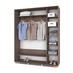 РОЛАНД Шкаф-купе Шимо темный (450*1800) Р481 в Нижнем Тагиле - nizhniy-tagil.mebel24.online | фото 2