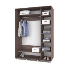 РОЛАНД Шкаф-купе Шимо темный (600*1700) Р671 в Нижнем Тагиле - nizhniy-tagil.mebel24.online | фото 2