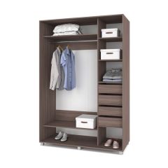 РОЛАНД Шкаф-купе Шимо темный (600*1700) Р671 в Нижнем Тагиле - nizhniy-tagil.mebel24.online | фото 4