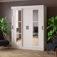 Шкаф-купе ТВИСТ Белый в Нижнем Тагиле - nizhniy-tagil.mebel24.online | фото