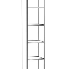 Шкаф-пенал Альба в Нижнем Тагиле - nizhniy-tagil.mebel24.online | фото 2