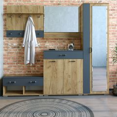 Шкаф ун-й с зеркалом НКМ Бостон Секция 5 в Нижнем Тагиле - nizhniy-tagil.mebel24.online | фото 2
