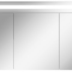 Шкаф-зеркало Аврора 100 с подсветкой LED Домино (DV8012HZ) в Нижнем Тагиле - nizhniy-tagil.mebel24.online | фото