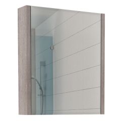 Шкаф-зеркало Quadro 60 Дуб серый левый/правый Домино (DQ1702HZ) в Нижнем Тагиле - nizhniy-tagil.mebel24.online | фото