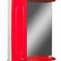 Шкаф-зеркало Радуга Красный 50 левый АЙСБЕРГ (DA1122HZR) в Нижнем Тагиле - nizhniy-tagil.mebel24.online | фото 1