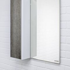 Шкаф-зеркало Uno 60 Дуб серый левый/правый Домино (DU1503HZ) в Нижнем Тагиле - nizhniy-tagil.mebel24.online | фото 8